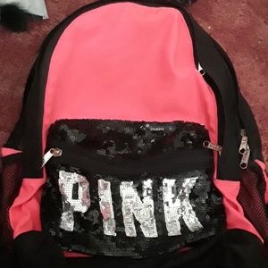 PINK backpack